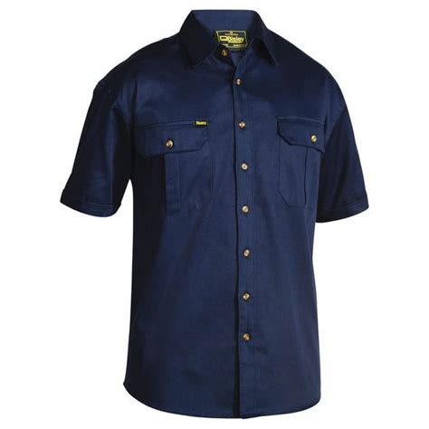 Original Cotton Drill Shirt Short Sleeve Bunji Workwear