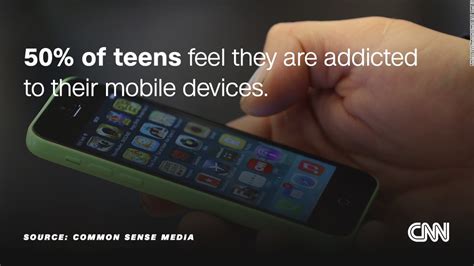 50 Of Teens Feel Addicted To Their Phones Poll Says Cnn