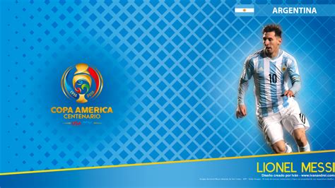 Wallpaper Copa América 2016 Argentina Lionel Messi Iván Andréi