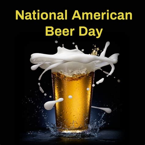 Copy Of National American Beer Day Postermywall