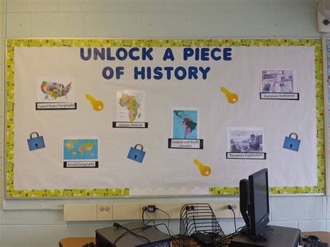 Unlock A Piece Of History Bulletin Board History Bulletin Boards