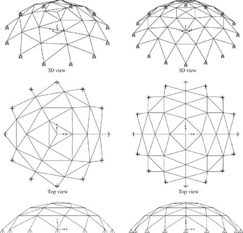 Geodesic Domes With Different Number Of Elements Download Scientific