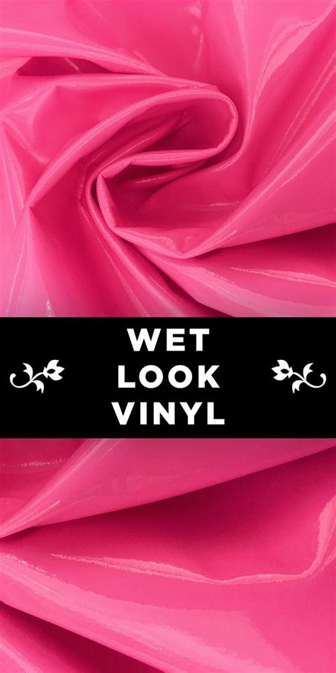 Great news!!!you're in the right place for pink vinyl. Hot Pink Wetlook Vinyl | Fashion fabric, Fabric names ...