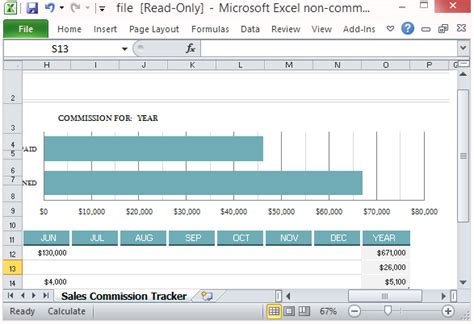 Sales Commission Tracking Template For Microsoft Excel