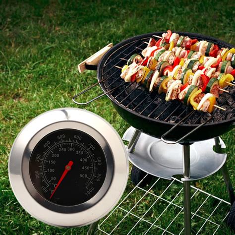 1pc 50~500 Degree Roast Barbecue Bbq Smoker Grill Thermometer Temp