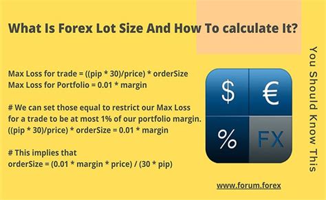 What Is Forex Trading Lot Size And How To Calculate It