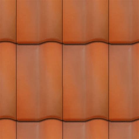 Terracotta Roof Tile Texture Seamless 03475