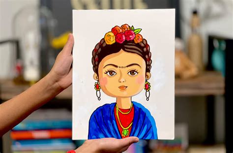 Frida Kahlo Art For Kids Craft Gawker Artists For Kids Frida Kahlo