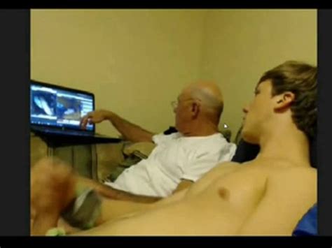 Straight Guy Stroking With Older Guy