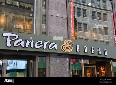 Panera Bread Bakery Cafe New York Usa Stock Photo Alamy