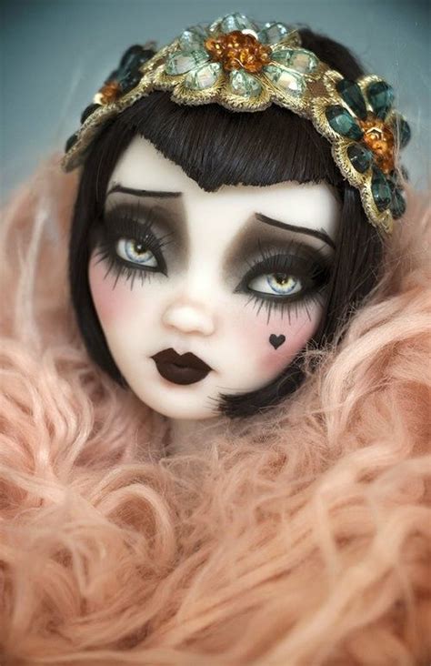 Pidgin Pose Doll Ooak Art Doll Gothic Dolls Doll Face Paint