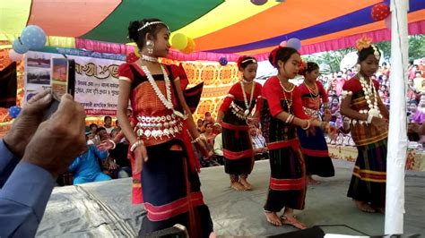 chakma traditional group dance biju culture program 2017 youtube