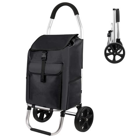 Buy Mfavour Shopping Trolley Folding Shopping Trolley On Wheels With