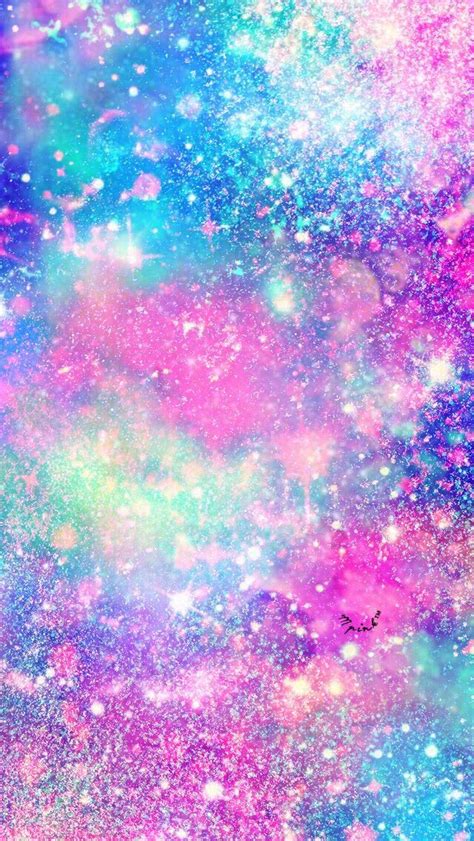 Glitter Galaxy Wallpaper Glitterwallpaper Glitterfondos