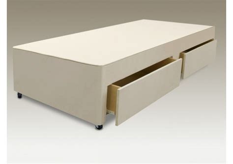 drawer ft single divan base  sterling beds