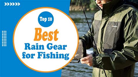 Best Rain Gear For Fishing 2022 Review And Buying Guide Youtube