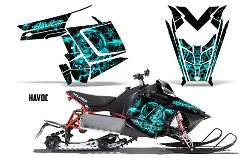 sled decal wrap polaris pro rmk rush snowmobile graphics kit 2011 2014 havoc mnt accessories