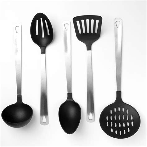 utensils kitchen cooking utensil stainless steel tools nylon piece sets tool spoon kitchenware spoons gadgets cook knew amazon never things