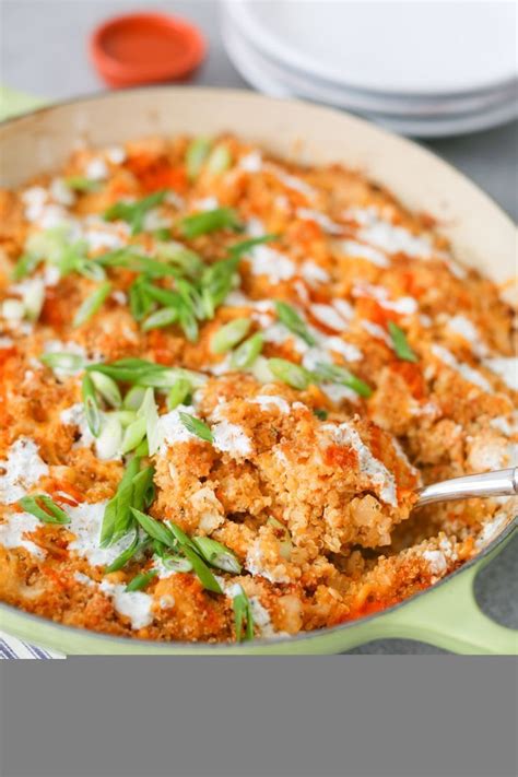 Buffalo Chicken Quinoa Bake This Delicious And Healthy Dinner Recipe