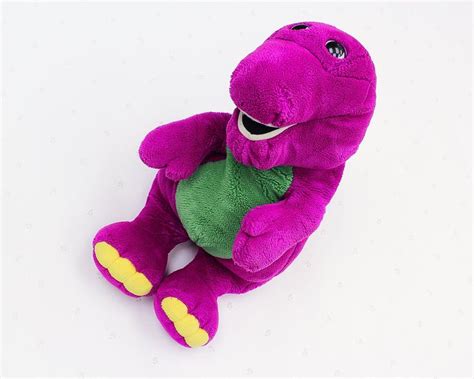 Vintage Barney Plush Doll Barney Dinosaur Stuffed Doll Dakin Plush