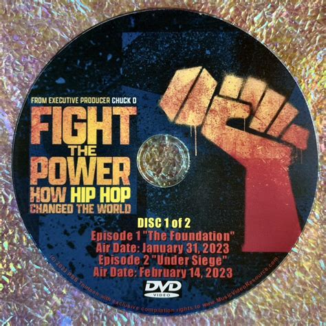 Fight The Power How Hip Hop Changed The World 2 Dvd Set 2022