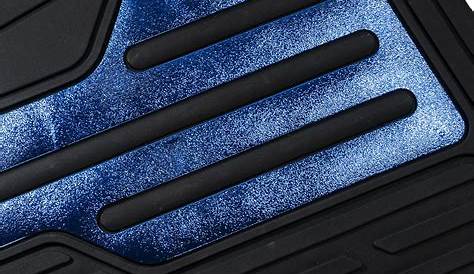 Heavy Duty Rubber Floor Mats Set with Blue for Ford Focus Mondeo C-Max