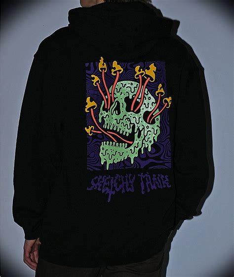 Lurking Class By Sketchy Tank Fungus Blacklight Hoodie Zumiez In 2021