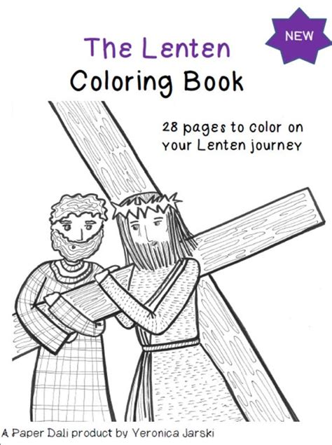 The Lenten Coloring Book Printable by paperdali on Etsy