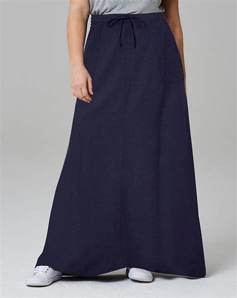 Essential Linen Mix Maxi Skirt Simply Be