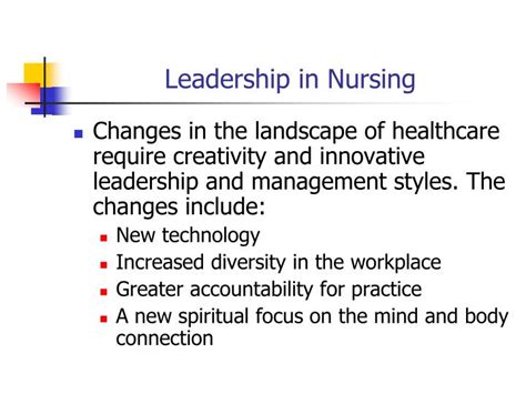 Ppt Leadership In Nursing Powerpoint Presentation Id559673