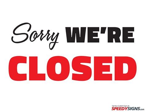 Closed For Good Friday Sign Template