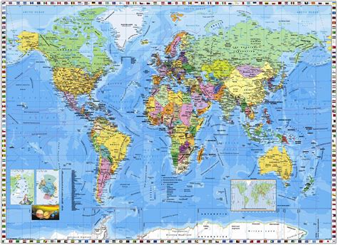 Detailed World Map High Resolution