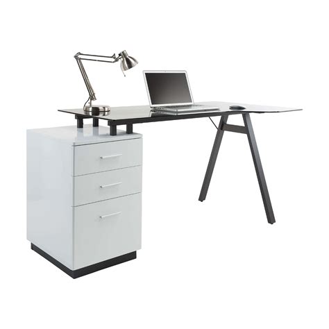 Cleveland Glass Home Office Desk From Our Home Computer Desks Range