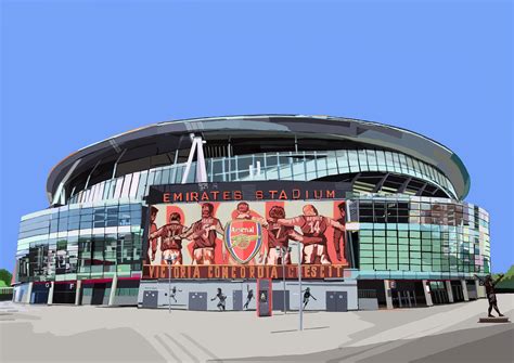 Buy Emirates Stadium Arsenal Football Club Fc North London Art