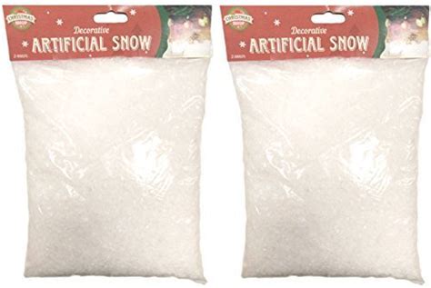 2 X 140g Bags Decorative Artificial Snow Christmas Snowflakes Fake Snow