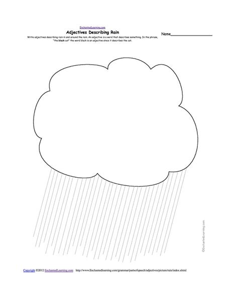 Weather Related Writing Activities At EnchantedLearning Com Writing