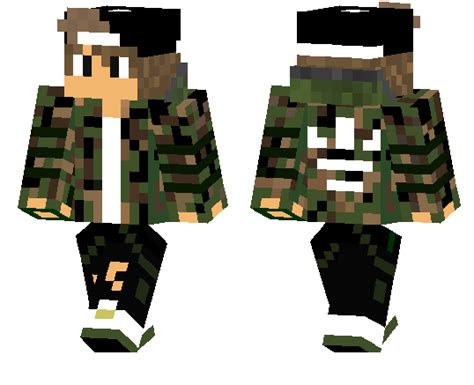Camouflage Boy Minecraft Pe Skins