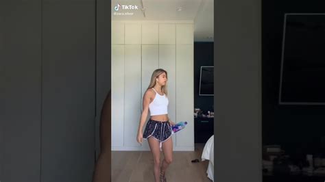 see through shirt and upshort from hot tik tok girl subscribe for more youtube