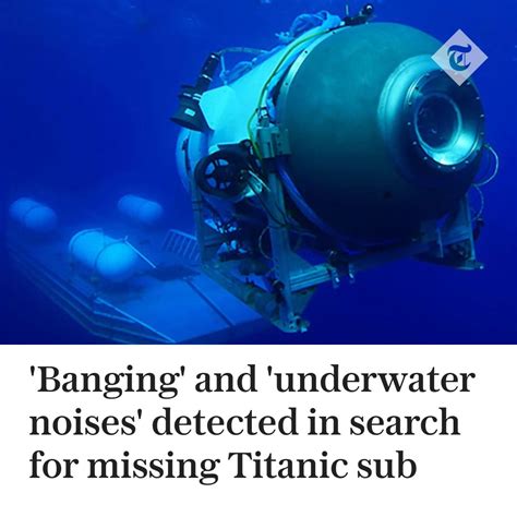 Banging Sounds And Underwater Noises Have Been Detected During The Search For The