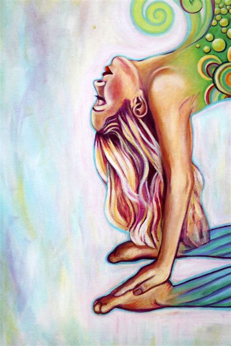 Surrender Canvas Print Spiritual Art Divine Feminine Etsy