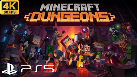 Minecraft Dungeons Playstation Plus New Game Ps5 Gameplay Youtube