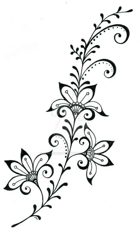 Dibujos de rosas para pintar, colorear e imprimir. tattoo design 7 by MonaLisaSmile23 on DeviantArt | Flores ...