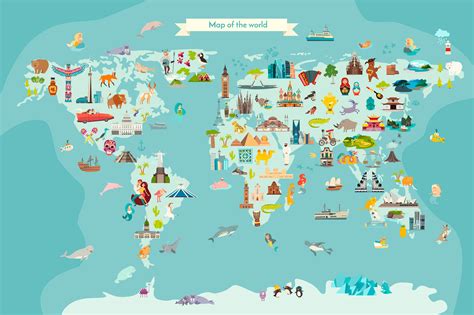 Map Of The World On Behance