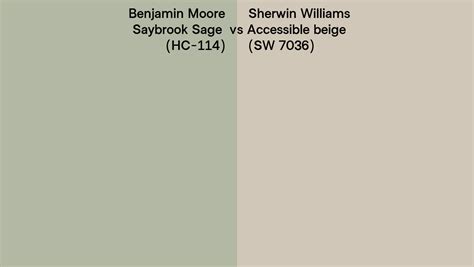 Benjamin Moore Saybrook Sage Hc Vs Sherwin Williams Accessible