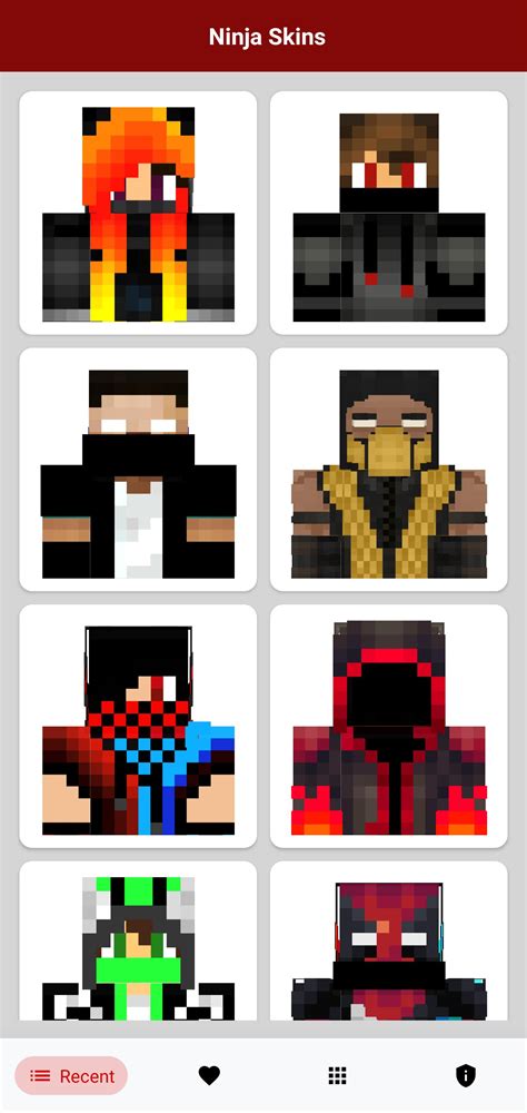 Скачать Ninja Skins For Minecraft Apk для Android