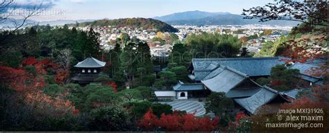 Photo Of Kyoto Landscape Aerial City Scenery Jisho Ji Ginkaku Ji Temple