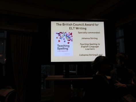 The Spelling Blog British Council Award For Elt Writing Teaching