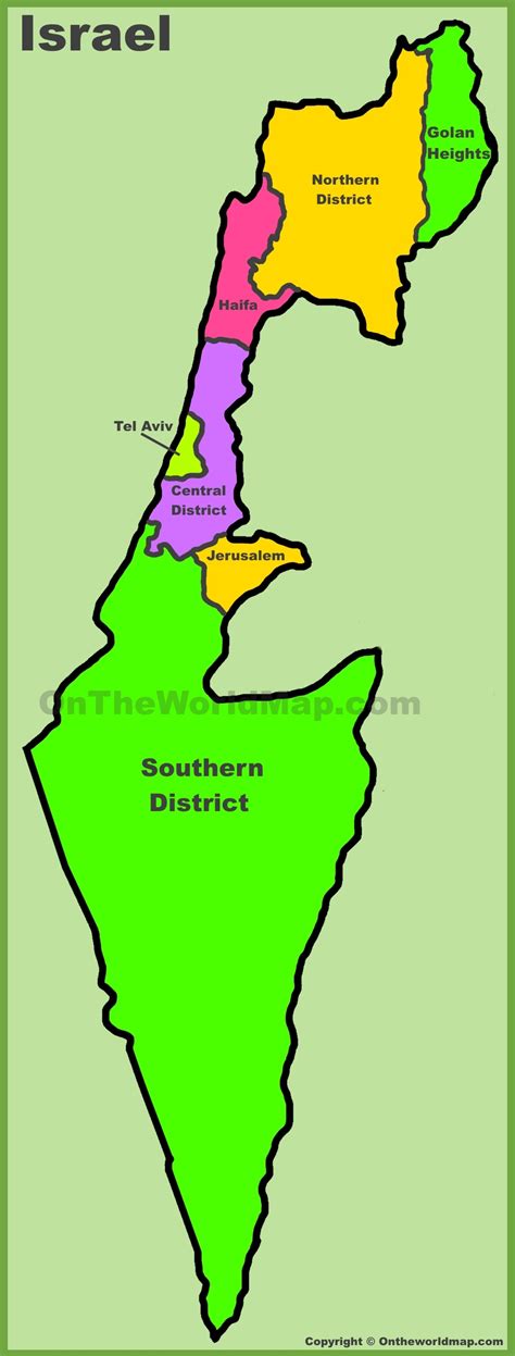 Map Of Israel And Surrounding Countries Political Map