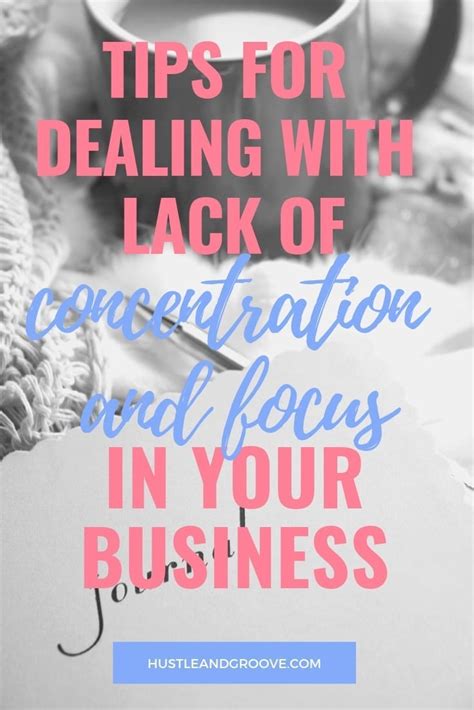 Lack Of Concentration And Focus Fix In 2 Easy Steps Hustle And Groove