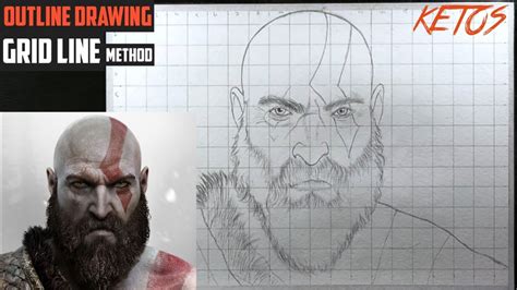 How To Draw Kratos God Of War Step By Step Tutorial Kratos Drawing